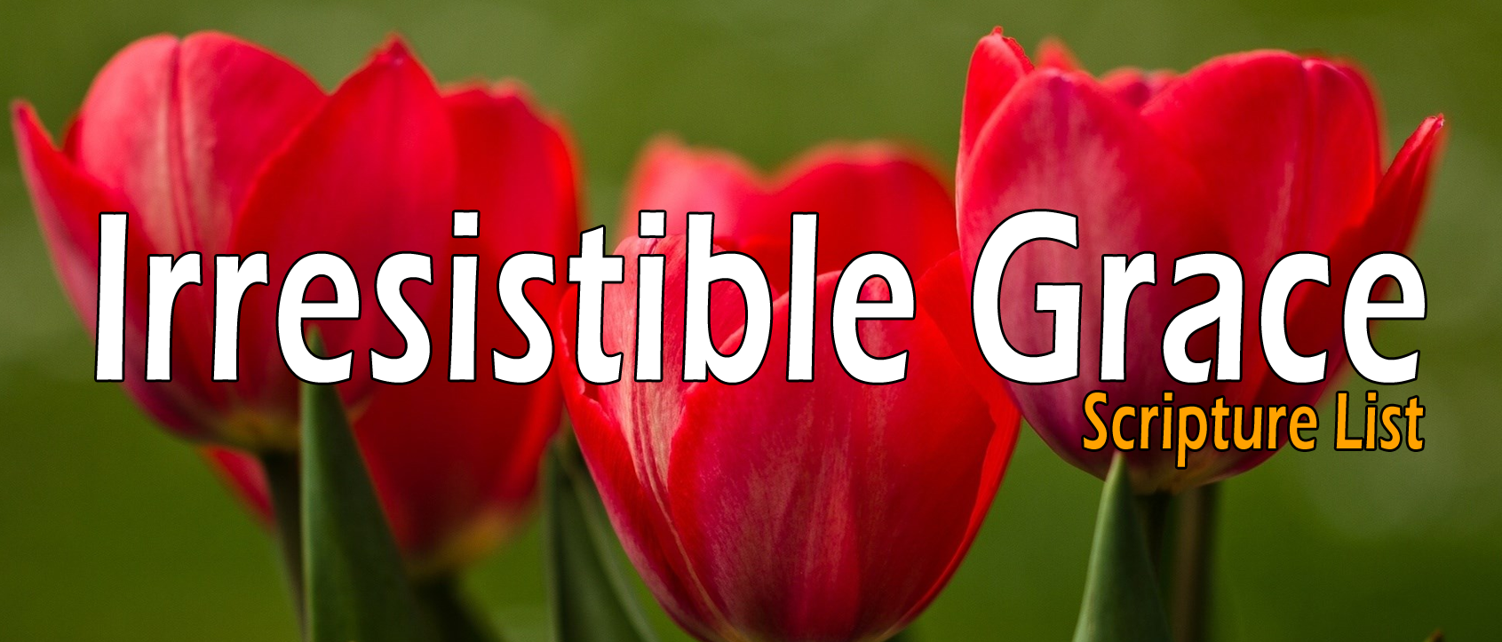 Irresistible Grace,  Effectual Calling - Scripture List