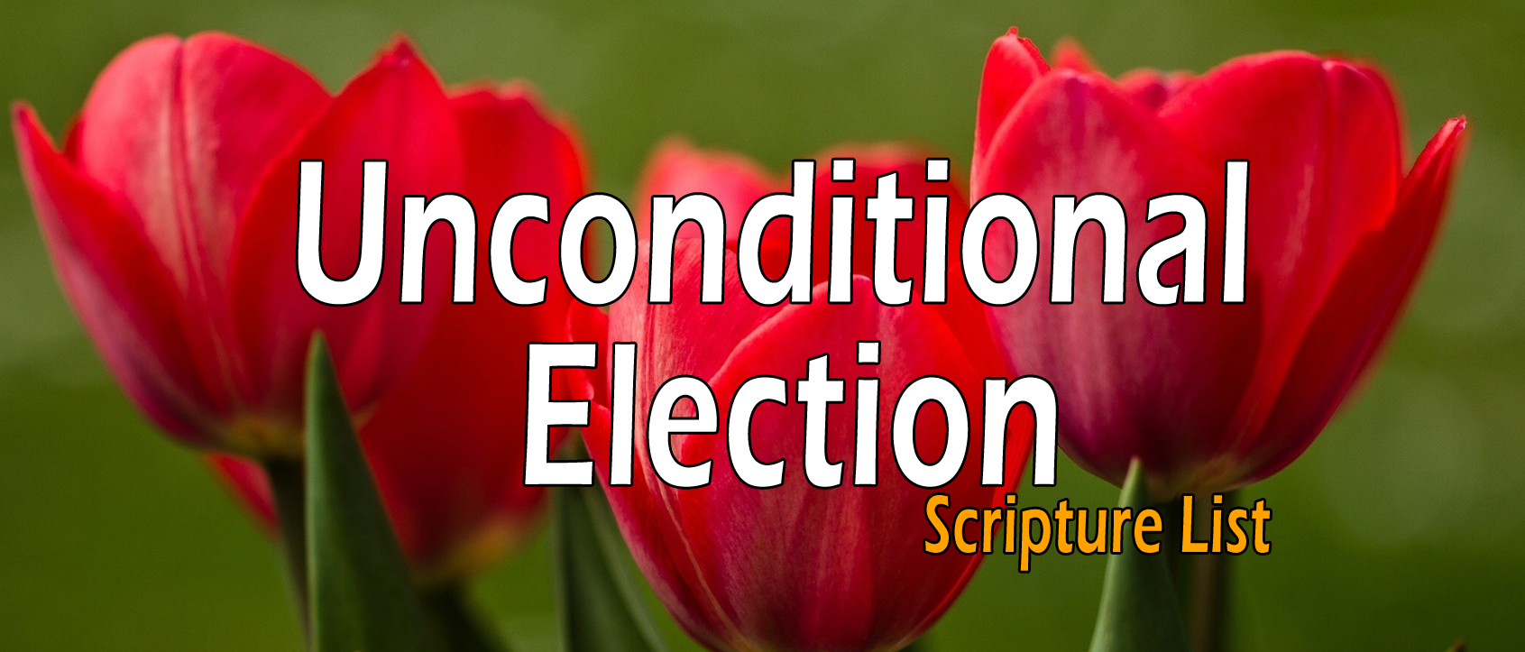 Unconditional Election, Sovereign Grace - Scripture List